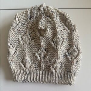 Women's Speckled Hand Knit Beanie